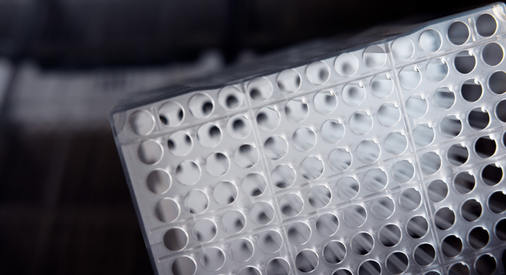 Nightingale Health laboratory sample rack.